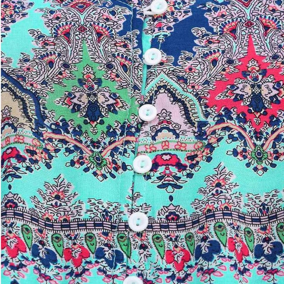 ☆ HP ☆ Maxi shirt boho beach sun dress NWOT - Picture 4 of 6